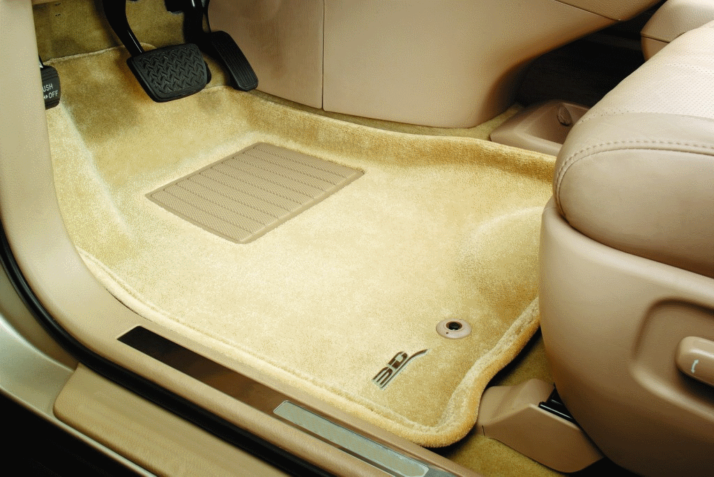 Коврики салона текстильные 3D Sotra PORSCHE Cayenne (2002-2009)/VW Touareg (2006-2009) бежевый Original
